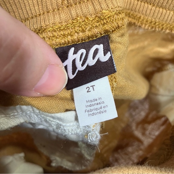 Tea collection make tracks shorts linen cotton blend size 2T - Picture 3 of 5